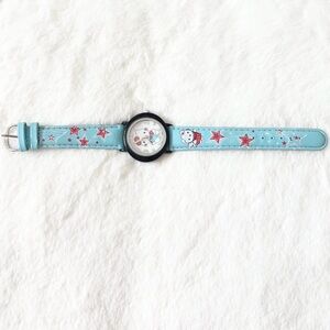 5/$25 🩷 Hello Kitty Y2K Blue Star Pattern Watch